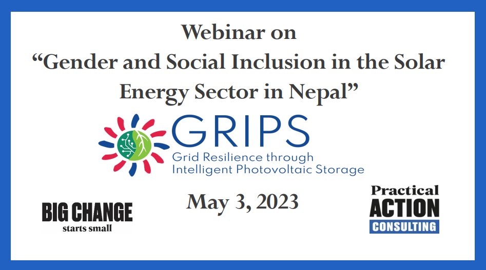 On behalf of our consortium (comprising of Swanbarton UK, Gham Power Pvt. Ltd. Nepal, Scene Connect UK and Hit Power UK, and PAC Asia), we successfully conducted an informative webinar on “GESI in the Solar Energy Sector in Nepal.”
