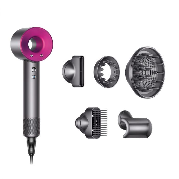 Experience the ultimate hair care revolution with the Dyson HD07 Supersonic hair dryer in Fuchsia! 💁‍♀️✨ This innovative hair tool combines cutting-edge technology and sleek design to transform your hair drying routine.#DysonSupersonic #HairCareRevolution #EffortlessStyling #Salon