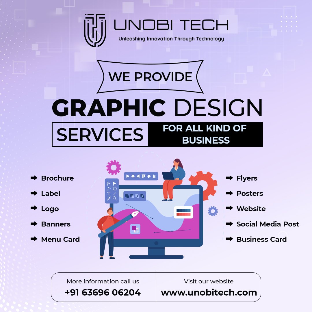 unobi_tech's tweet image. Our eye-catching and aesthetically appealing graphic design services will help you stand out.

#EyeCatchingDesign #AestheticallyAppealing #StandOutGraphics #CreativeDesign #VisualImpact #GraphicDesignSolutions #Unobitech