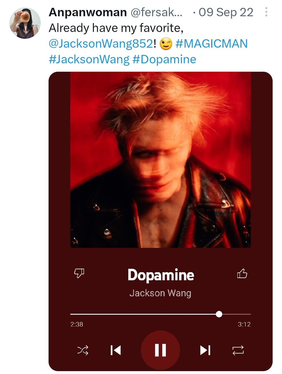 fersakurai's tweet photo. Eu apaguei sem querer esse tweet agora. Mas quero guardá-lo pra eternidade aqui. Então, tô postando de novo! @JacksonWang852 #MAGICMAN https://t.co/9oJtGc0smR