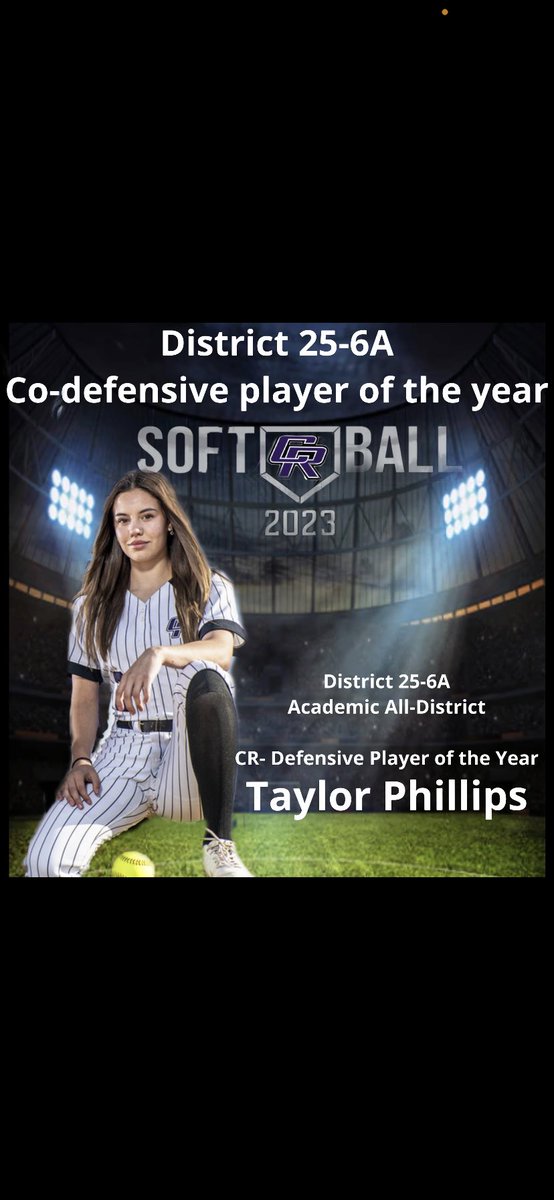 ttaylor_phillip's tweet photo. Grateful to be awarded the co-defensive player of the year for district 25-6a, was a great season with a great team! https://t.co/eF4xU1BXht