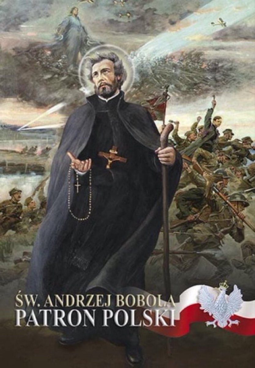 MarzenaBrejnak's tweet photo. #ŚwAndrzejBobola Ty który zginąłeś za jedność wyproś nam #jedność... z Bogiem, drugim człowiekiem i w Narodzie... módl się za nami i naszą Ojczyznę. 🙏🇵🇱 #Bóg #Honor #Ojczyzna #Pokój #Dobro #PokójiDobro #PatronPolski 🇵🇱 https://t.co/qH2sfVlP2p