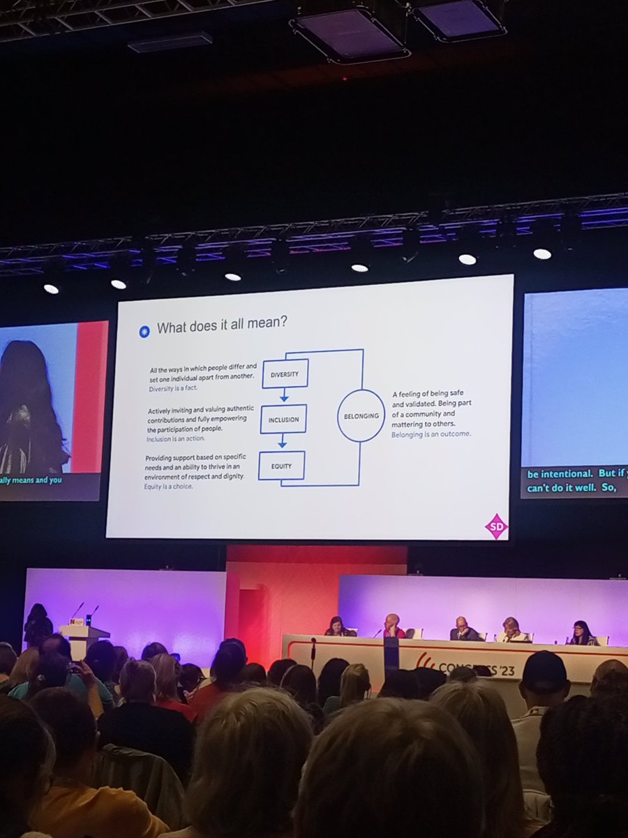 Ajiripheel's tweet photo. When people feel they belong they reveal their authentic self #RCN23 #RCNstudentcommittee #NHS @ShaniDhanda https://t.co/Nm3VT7hPxC