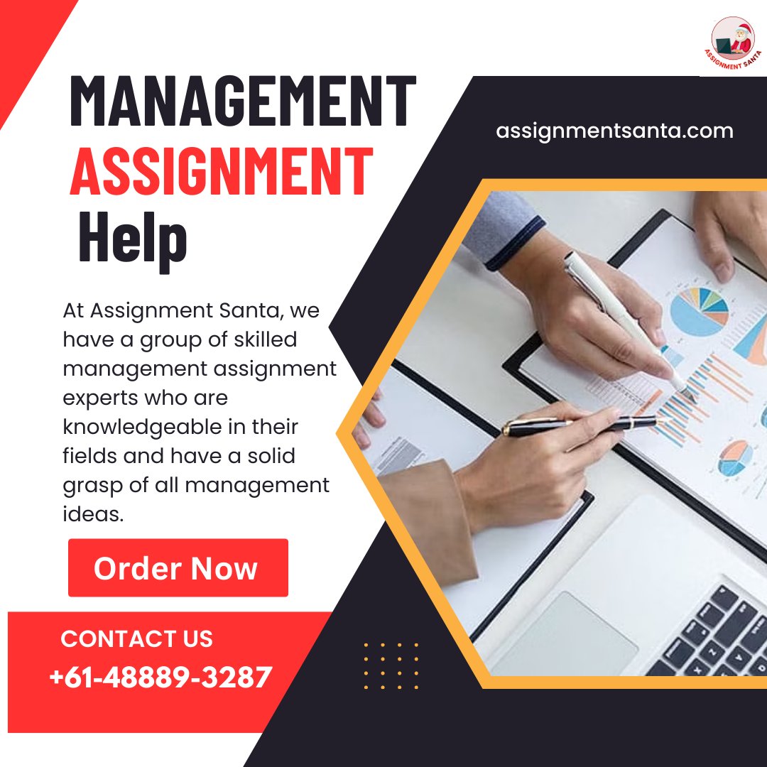 AssignmentSanta's tweet image. Get Online Management Assignment Help From the Professionals at #AssignmentSanta
#assignmenthelp #managementassignmenthelp
For More: bit.ly/3YR6iUs