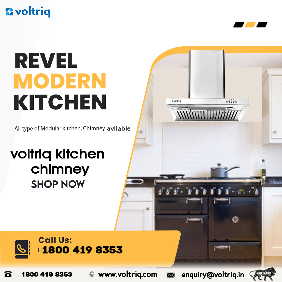 VOLTRIQ MAKE IN INDIA,

CHIMNEY THAT CLEANS UP FOR YOU

REVEL MODERN KITCHEN

VOLTRIQ KITCHEN CHIMNEY

#voltriq #voltriqindia #bestdeals #bestoffers #bestproduct #GeMIndia #Gemportal #gemdealer #indianproducts #homechimney #homeappliances #kitchenchimney #chimneysweep #chimney