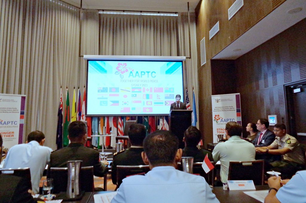 Joint_Staff_Col's tweet photo. From May 1 to 4, the #JPC participated in the #AAPTC annual conference in
#Australia , and exchanged various views with participating countries from
the #Asia_Pacific region and others. For more information, please visit
following website.
#JSC
https://t.co/St4hkKrvnG https://t.co/FF9EfOwlhg