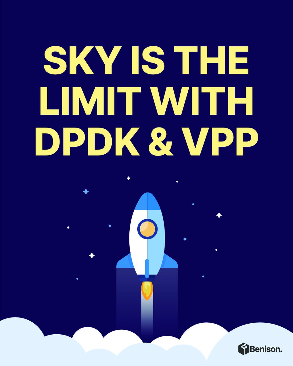 Benisontech's tweet photo. Ready to take your networking product development to new heights? 
Partner with Benison Technologies and discover the power of DPDK and VPP.
.
Click here to read our blog-https://t.co/CYTlEguKQi https://t.co/gdzpaI2Tgn