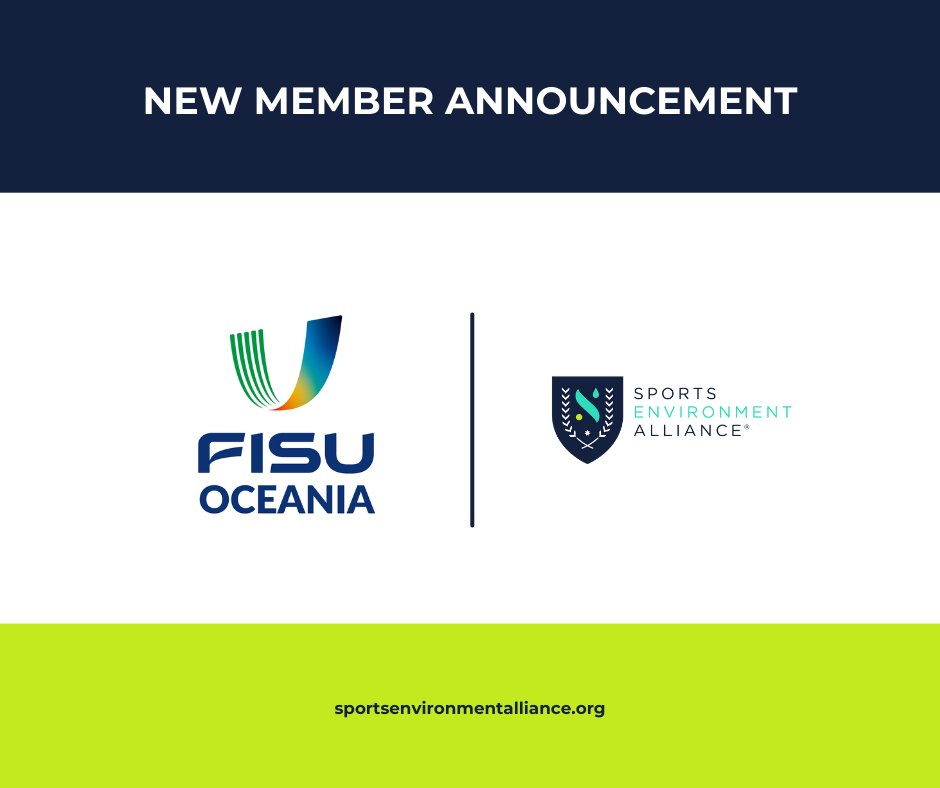 FISU Oceania is proud to be the newest member of @SEA_theChange as we continue our sustainability journey on the way to net zero #WeAreOceania #NoPlanetNoPlay #Sustainability #Sports #universitysport #Sport4Climate #RaceToZero #oneplanet #ourplanet #ourcommittment #ClimateAction