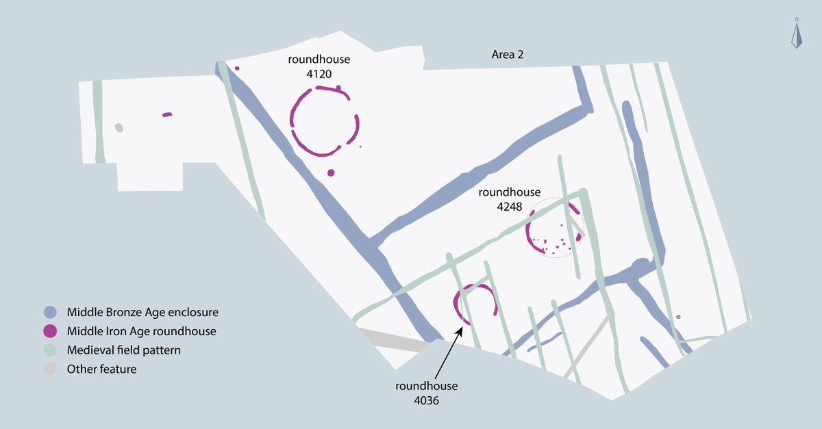 CotswoldArch's tweet photo. We've uncovered a #BronzeAge burnt mound complex in Laxfield, #Suffolk. Burnt mounds are a flattened mound formed of discarded, burnt stones which had been heated to use as potboilers. But heated for what? โ Tanning hides, seasonal livestock slaughter, #prehistoric saunas...? 1/2 https://t.co/vKr7Y0QvZW