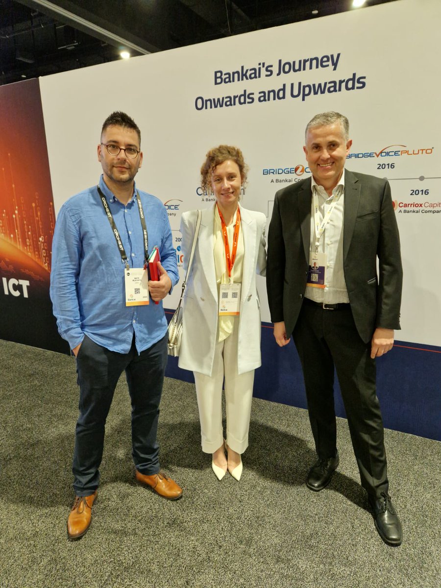Bankai_Group's tweet photo. Day 1: A fascinating day spent conversing with some of the best minds in the #telecom industry has concluded.
Schedule a meeting: https://t.co/Za7GpaN7CK
#Bankaigroup #ITW #keepingtheworldconnected #telecom #telecommunications #a2psms #a2pmessaging #voipbusiness #voipsolution https://t.co/tblDofeMRu