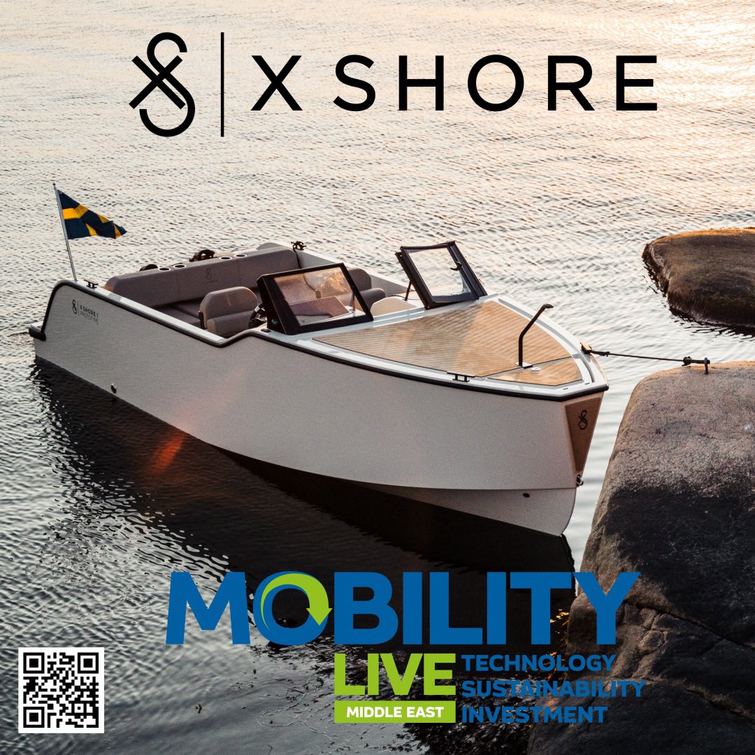 What an incredible first day @MobilityLiveME in Abu Dhabi show casing @XShoreSweden pop by stand N60 to discover 100% electric boating