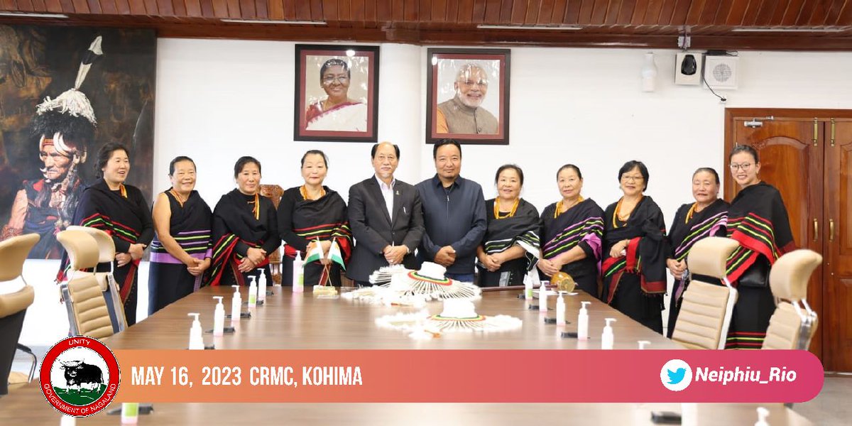 Lidi Krou Society called on me. With the aim to preserve &amp; promote traditional practices, they conduct trainings to the younger generation on traditional weaving, bamboo crafts, folk songs  etc. The Society was recognised by Shri <a href="/narendramodi/">Narendra Modi</a> in #MannKiBaat. Best wishes to them.