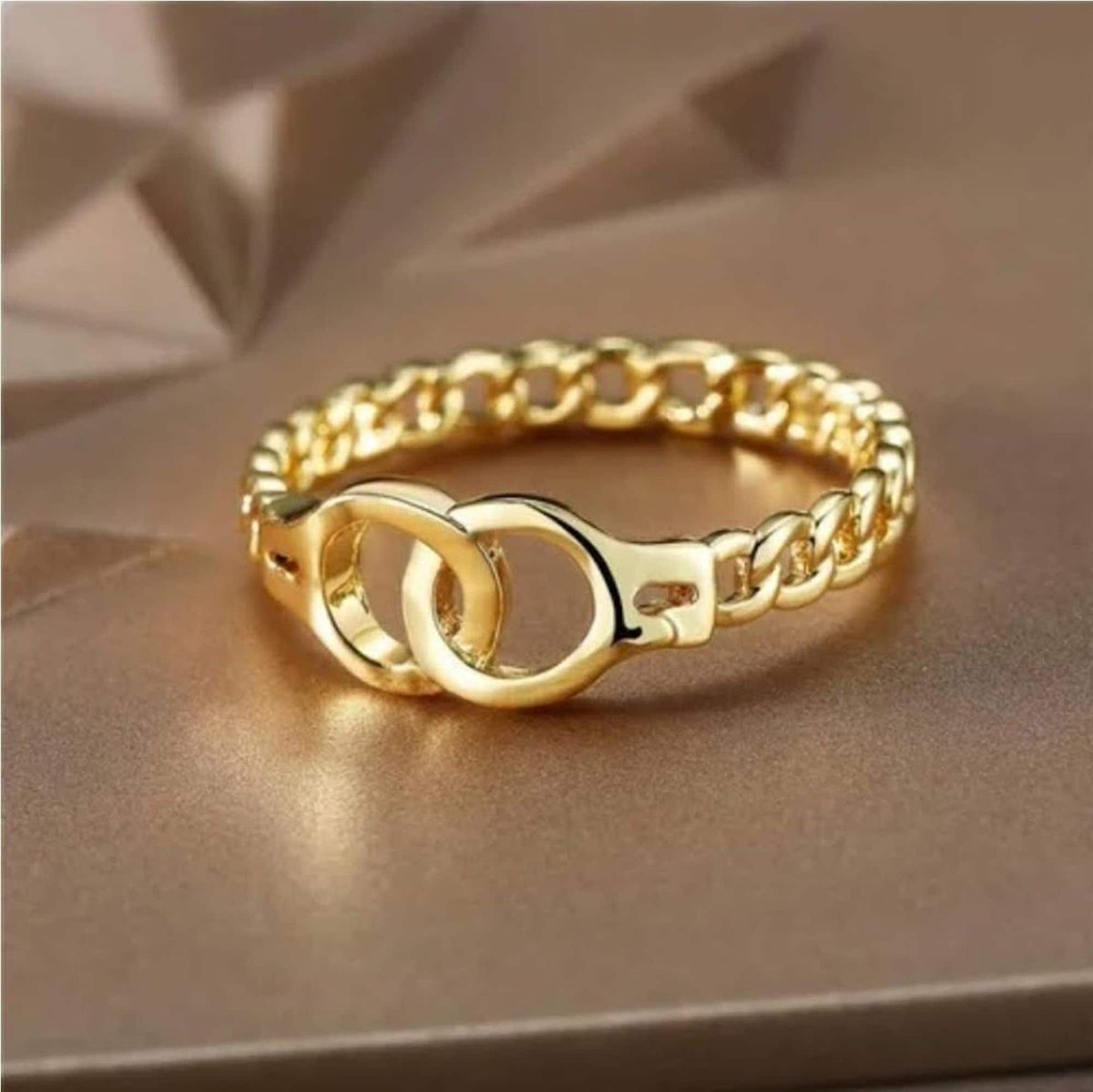 Excited to share the latest addition to my #etsy shop: Bling Jewelry Secret Shades Handcuff Rings Gold Plated Stainless Steel etsy.me/3BqFeBU #gold #no #unisexadults #stainlesssteel #handcuff #ring #jewelry #unisexring #fashionistalisa64