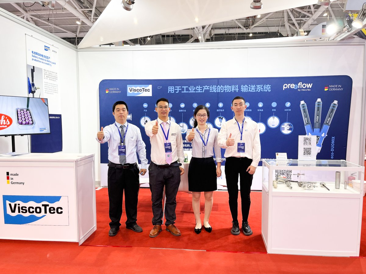 Thumbs up for #ChinaInternationalBatteryFair!

We look back on a successful first day of the fair and are happy about all visitors we were able to tell about our #dispensing solutions for #battery production applications!

We would be happy to welcome you tomorrow at our booth!