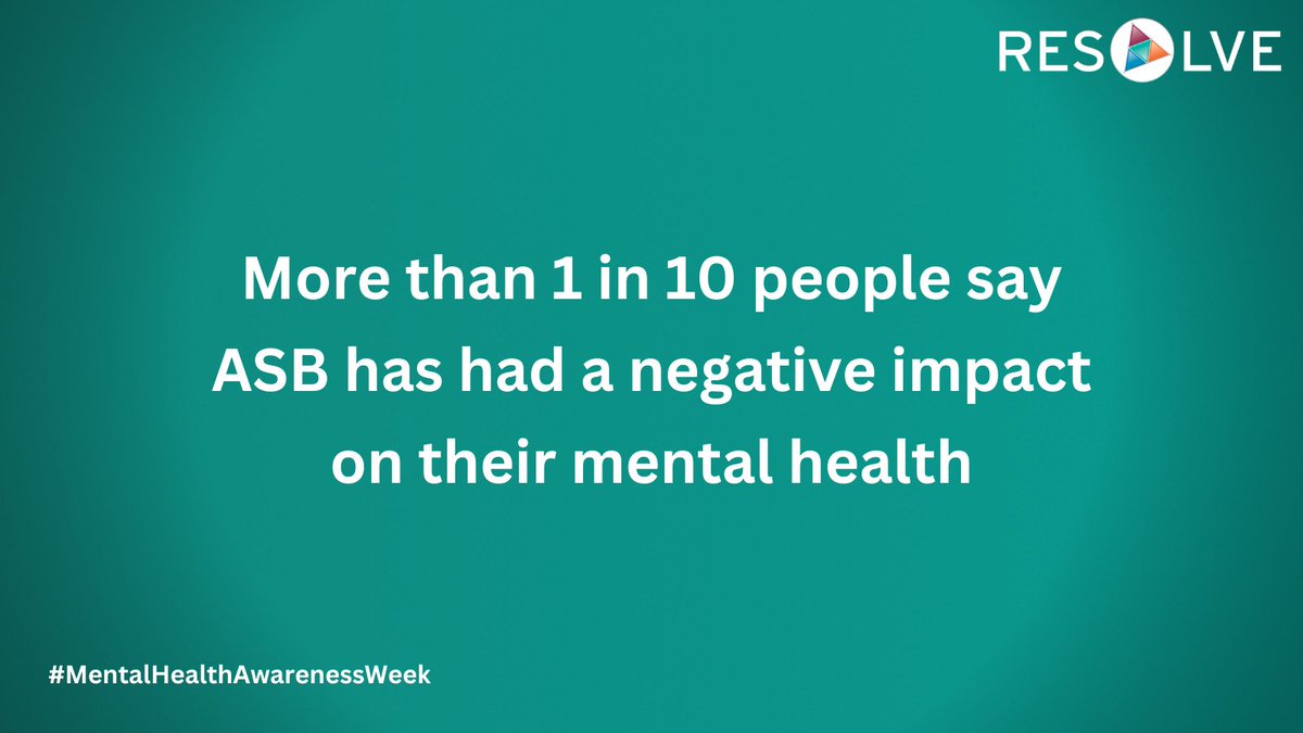 It's #MentalHealthAwarenessWeek 

This years' theme is #Anxiety - something that many victims of #ASB will be sadly very familiar with

For support coping with anxiety and other mental health-related issues, see: mentalhealth.org.uk/explore-mental…