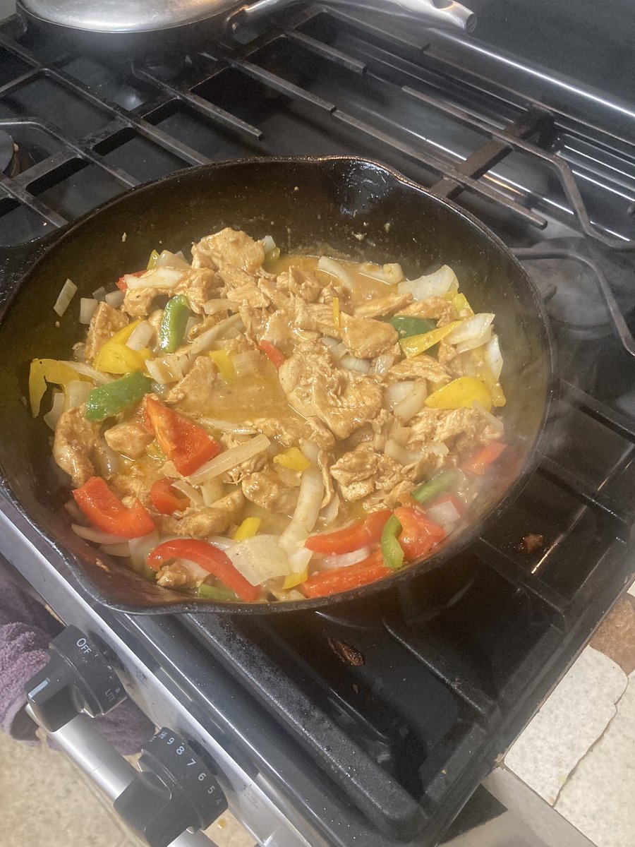 Chicken fajitas from scratch
