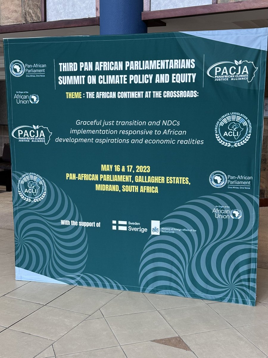 AYCommission's tweet image. The African Youth commission is pleased to participate in the 3rd  @AfrikParliament  summit on #ClimatePolicy and #ClimateEquity happening in Midrand South Africa organized by @PACJA1  and @_africanUnion bringing together different stakeholders #PAPClimateSummit