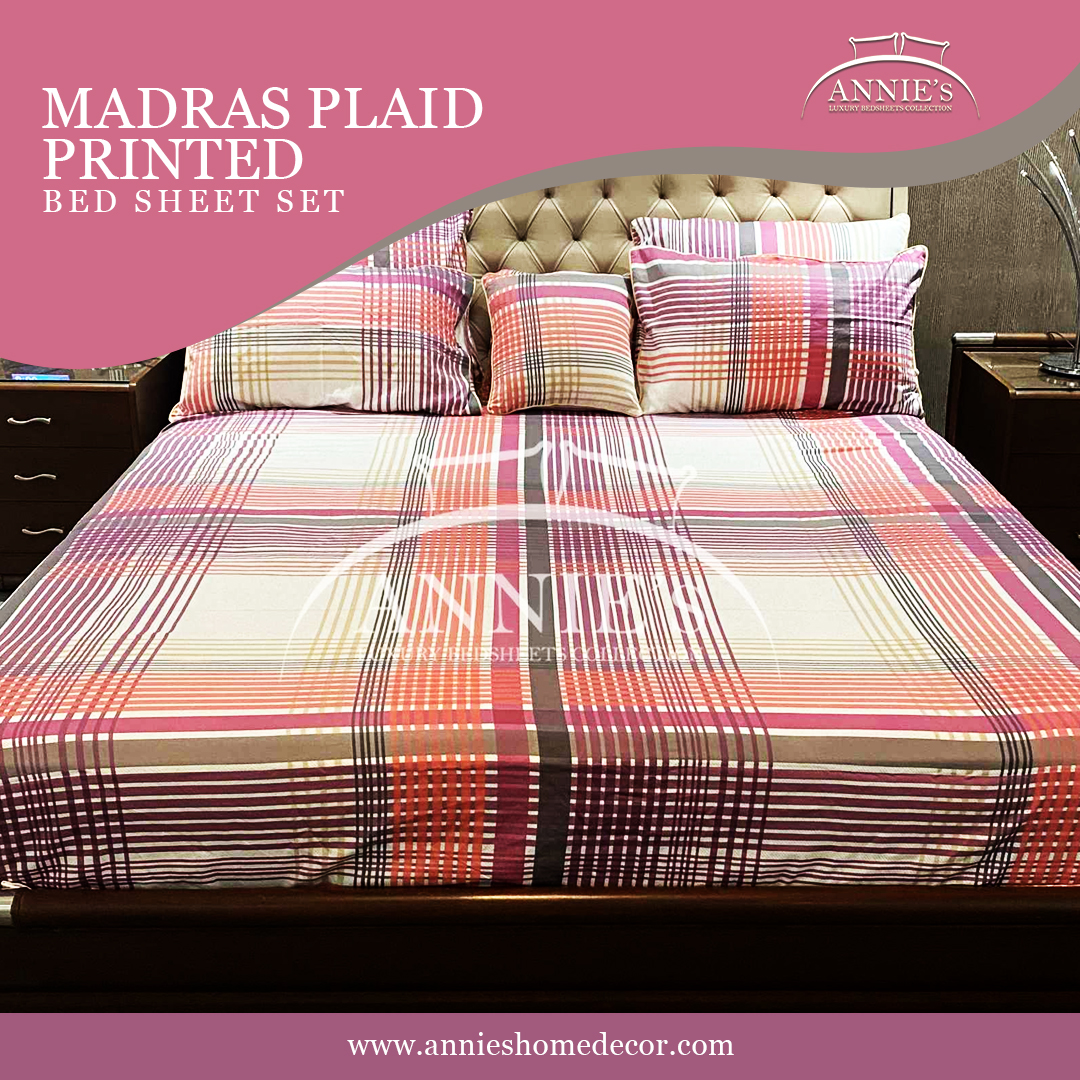 AnniesHomeDecor's tweet image. Experience the ultimate comfort and style with our high-quality Madras plaid printed bed sheet set 🌟💤 #beddingessentials #plaidbedding

Order on WhatsApp: +92 300 0333394
Stay home &amp;amp; Shop online:
 
  annieshomedecor.com/product/madras…

#bedding #bedsheets #homedecor #annieshomedecor