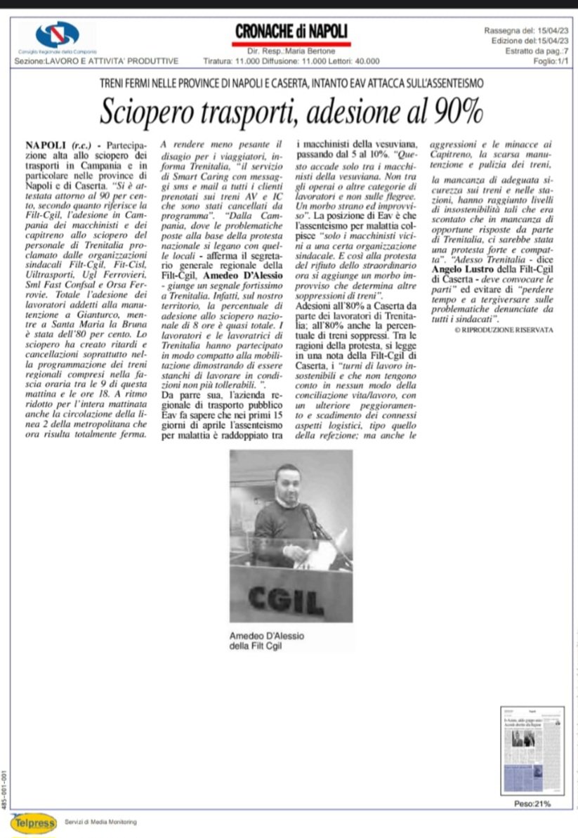 Filt Cgil Caserta (@casertacgil) on Twitter photo 