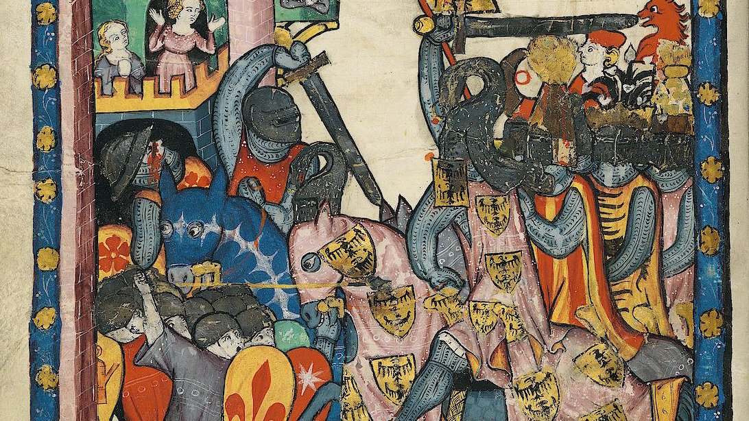 Skilled swordsmen, 14th century.

#history #medieval #medievaltwitter #Tuesday #twitterstorians