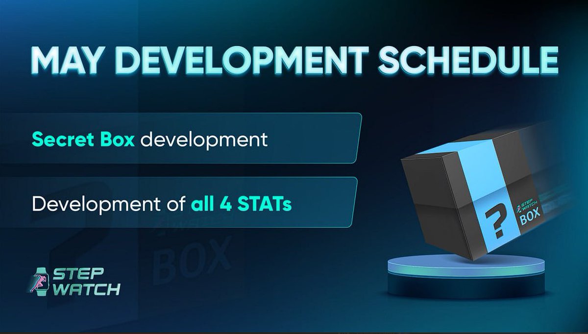 STEPWATCHガバナンス投票と統計開発の発表 

⏰ 5月20日（リマインド）
- ガバナンス投票スケジュール 

🔗ガバナンスページ:https://stepwatch.Stepwatch 

⏰ 5月第4週（22~26日）
- Stat開発完了
- 既存のStat再分配のための開発中

#SWP #M2E