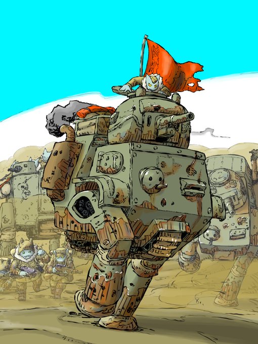 「desert tank」 illustration images(Latest)
