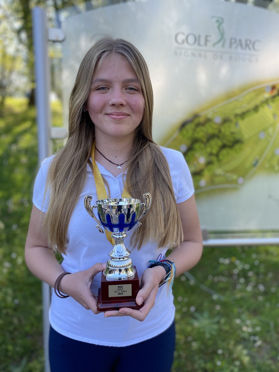 leregentschool's tweet photo. Hats off to Aloïs, Dasha, Alexandre and Henri for taking part in the SGIS Golf Competitions in Rolle and bringing home excellent results. https://t.co/xgd6uy8Enp