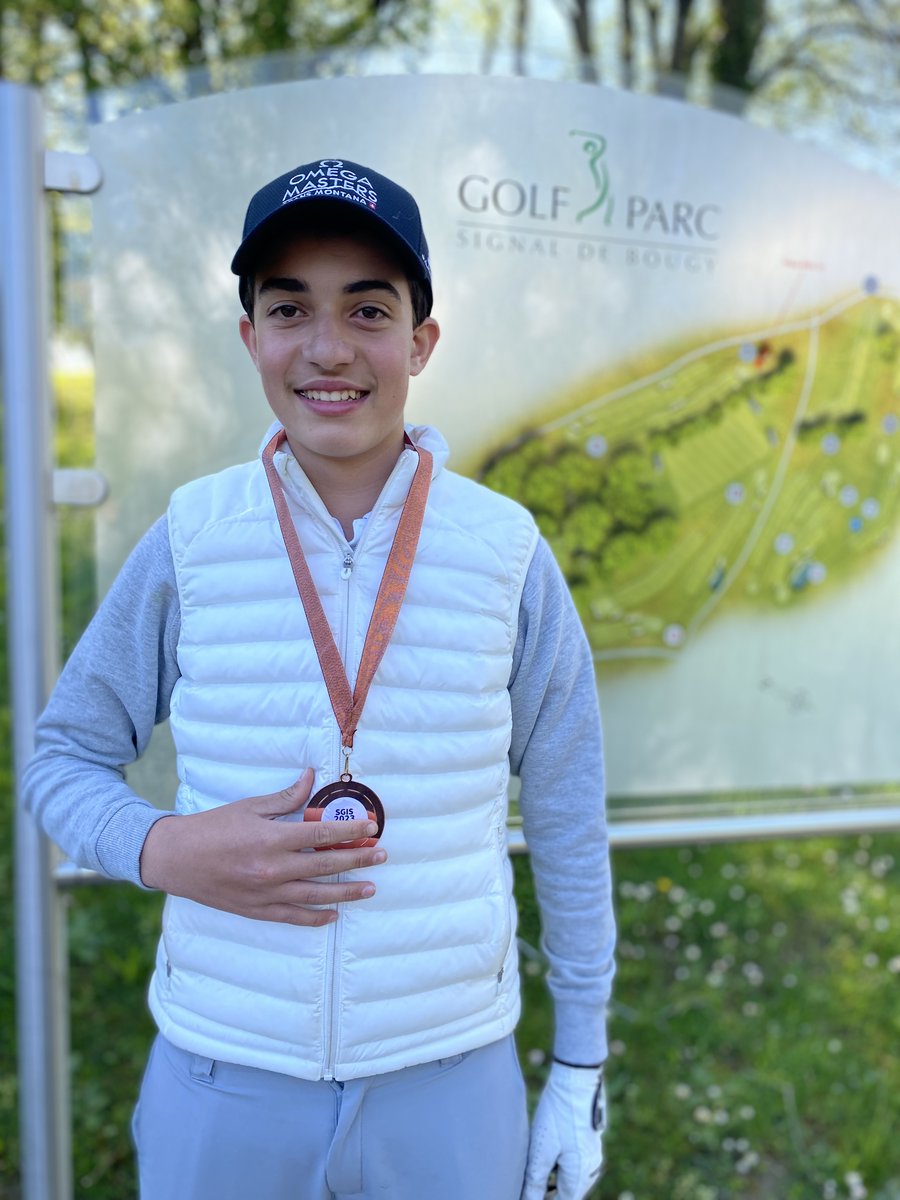 leregentschool's tweet photo. Hats off to Aloïs, Dasha, Alexandre and Henri for taking part in the SGIS Golf Competitions in Rolle and bringing home excellent results. https://t.co/xgd6uy8Enp