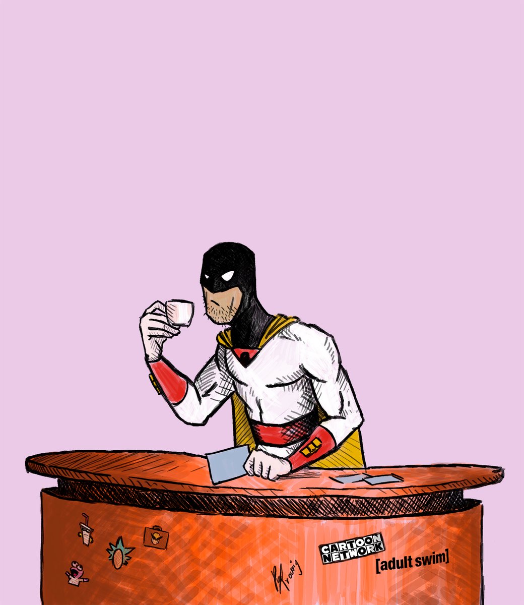 Trourig_20's tweet photo. Space Ghost Coast to Coast.
Made in Photoshop,
#digitalart #digitalpainting  #digitalartwork #spaceghost #adultswim https://t.co/ScpbjtB5Ou