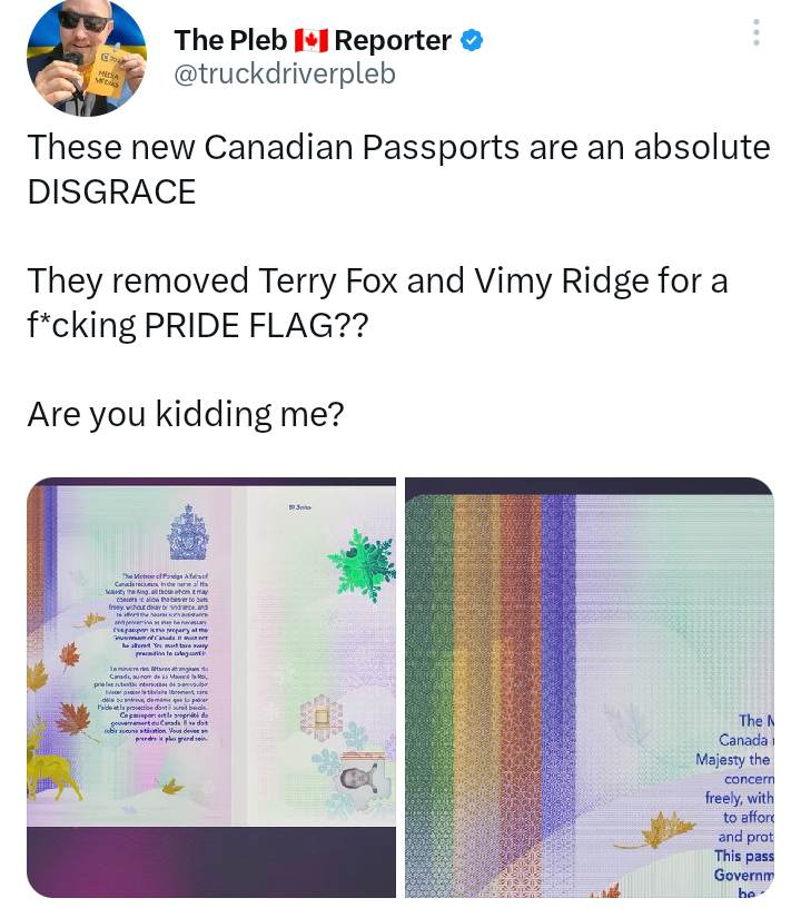 milly72810023's tweet photo. This guy made a video claiming the left was having a melt down, over the Canadian Tire parking lot parties. And then low and behold, I come across this! He was having a melt down over the colors of the four seasons😂He thinks it's a pride flag 🤣Confused much? https://t.co/SkF5pVEZcd