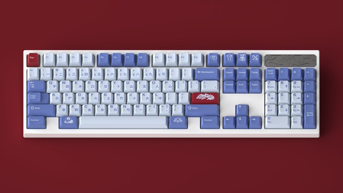 gomimonogatari's tweet image. GMK Cocogoat collab with switchmod_keyboards &amp;amp; msa.vision

We designed the deskmat for GMK Cocogoat! The base kit was sold out right away after it was released, but you can still get the deskmat from the link bellow:
switchmod.net/products/cocog…
#customkeycaps #deskmat