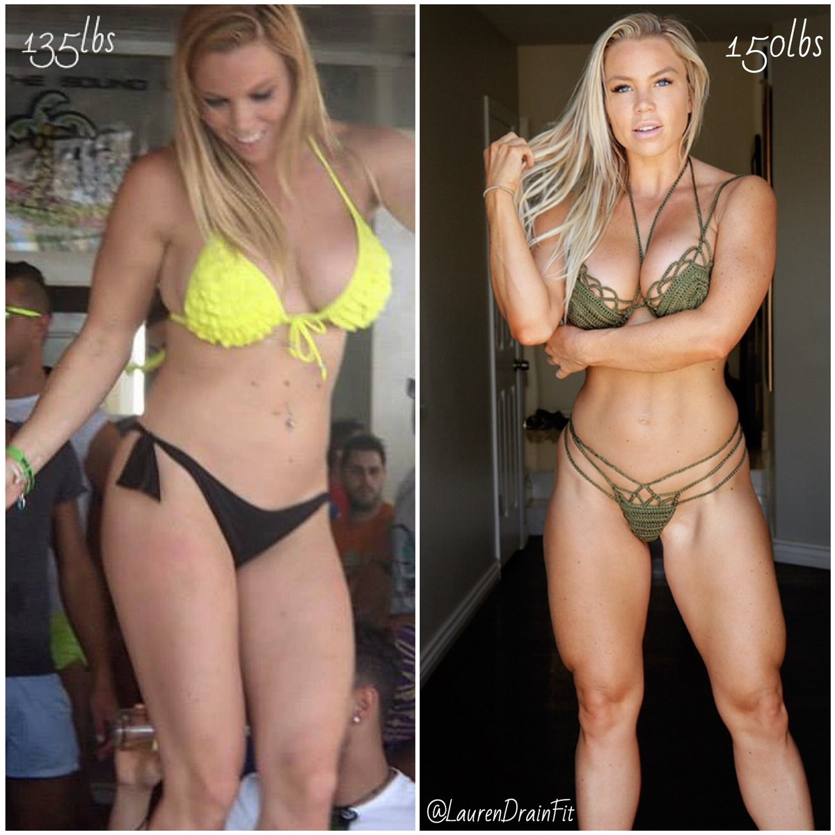 LaurenDrain's tweet photo. Weight is just a number... Retweet so more women &amp; men can see this!

#transformation #fitness #fit #motivation #beforeandafter #beforeafter #weightloss #squats #legday #laurendrain #laurendrainfit #fitmom #mombod #fitmoms https://t.co/RPDrf0v953