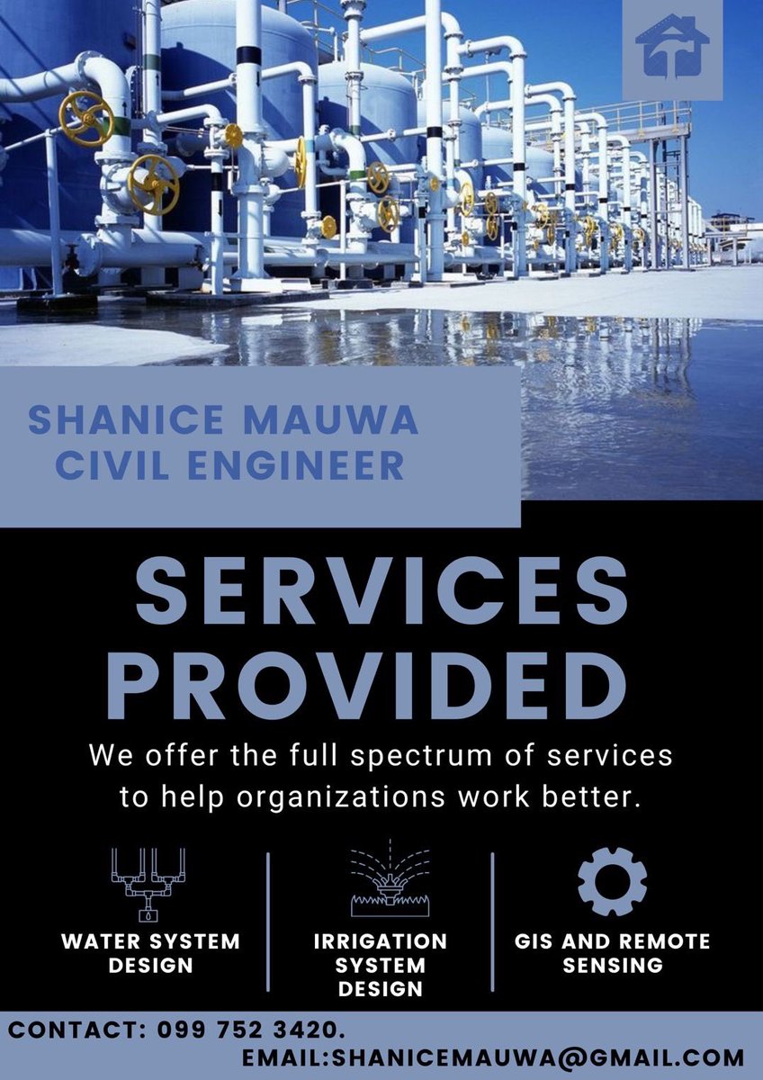 Chanicemauwa's tweet photo. I offer freelancing design services for both multi storey building structures and irrigation schemes. I am quick and precise with all my designs being checked and approved by an MEI registered engineer. https://t.co/Mu10XaEMMU