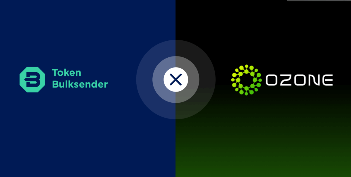 Bulksender is now live on <a href="/Ozone_chain/">Ozone Chain</a> 🚀 

You can bulksend $OZO, ERC20 tokens and #NFTs to multiple addresses in one transaction.

#Crypto #OZONE #NFTs 

Check it out 👉  bulksender.app