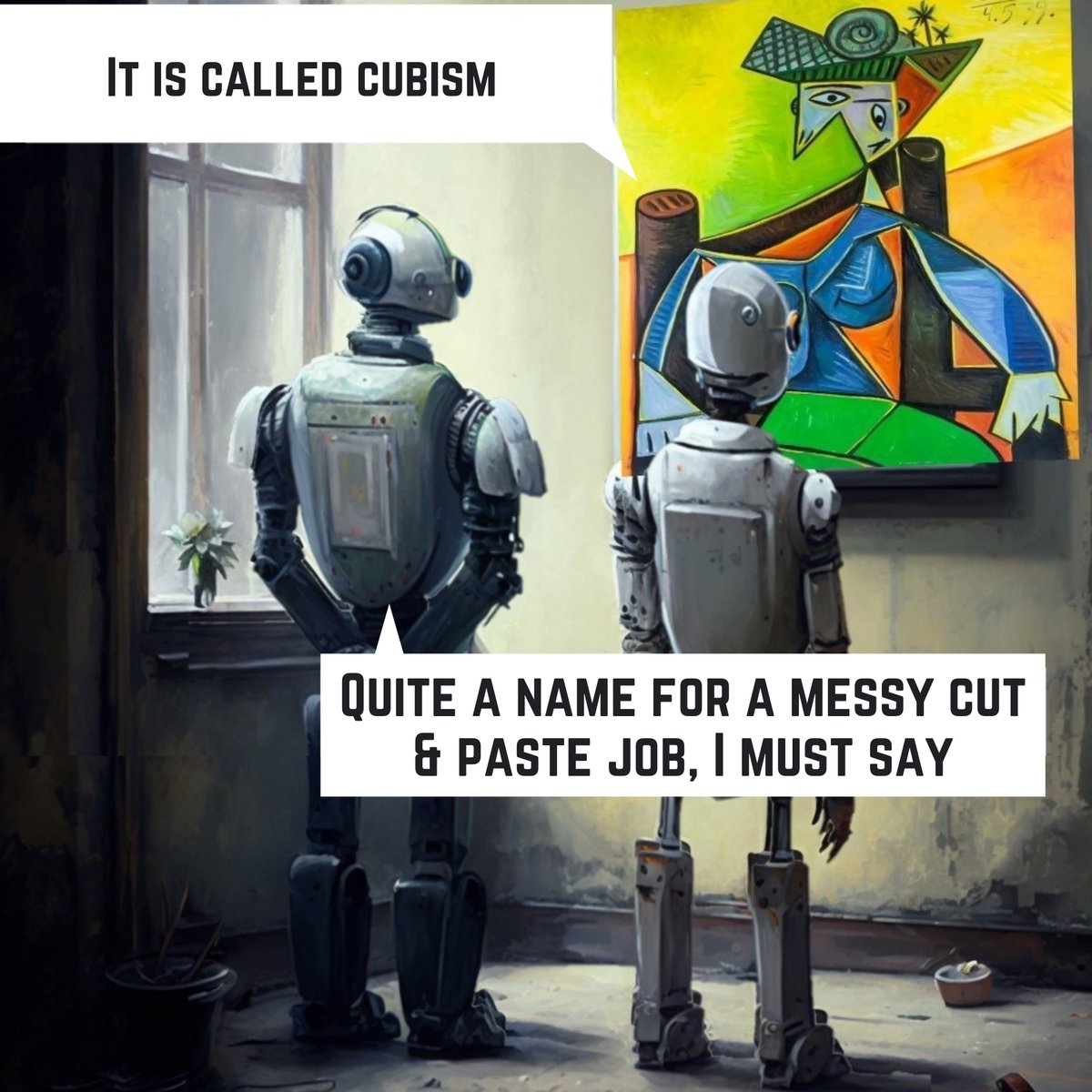 PseudorealAI's tweet image. When robots size up human creativity, can their algorithms truly comprehend the boundless depths of our artistry? 🎨🔥

Follow @PseudorealAI to find out! 

#HumanImagination #AIart #AIArtistCommunity #aiartist