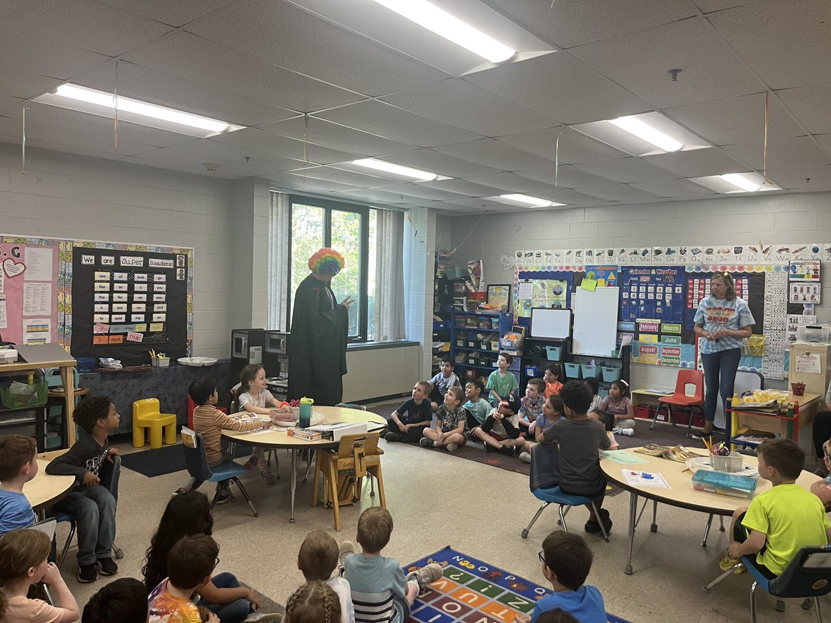 Zero the Hero visited our Kindergarteners last week!  <a href="/NASHUASCHOOLS/">NashuaSchools</a>