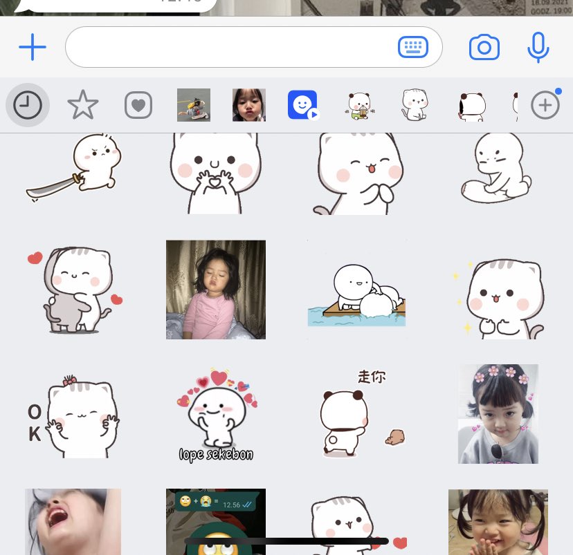 prncssbill's tweet photo. Akhirnya aku bisa pakai stiker yang lucu lucu🫠 https://t.co/wvMCkPlfc4