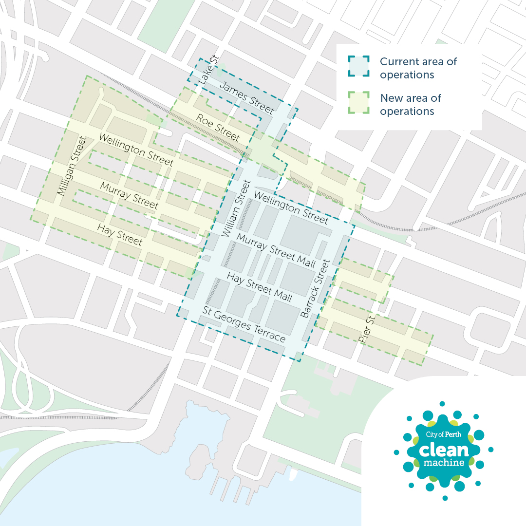 CityofPerth's tweet image. Meet Jack, the friendly face of Murray Street! Starting his day at 7am, he&apos;s a valued member of our Clean Machine team ☀️ Originally from Mauritius, Jack&apos;s been with the City  for 15 years and we&apos;re lucky to have him. #CityOfPerth #CleanMachine