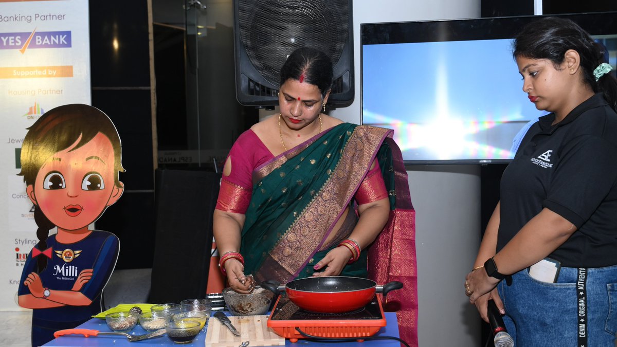 A Millet Mother Event to celebrate Mother's Day was organized by <a href="/MilletsOdisha/">Shree Anna Abhiyan</a> at Esplanade Mall, Bhubaneswar. WSHG members of Millet Shakti represented OMM at a panel discussion, displayed millet-based products, &amp; cooked Ragi Ladoos. <a href="/premcchaudhary/">Prem chaudhary</a> <a href="/rajaaswain/">Ranendra Pratap Swain</a> <a href="/arvindpadhee/">Arabinda K Padhee</a>