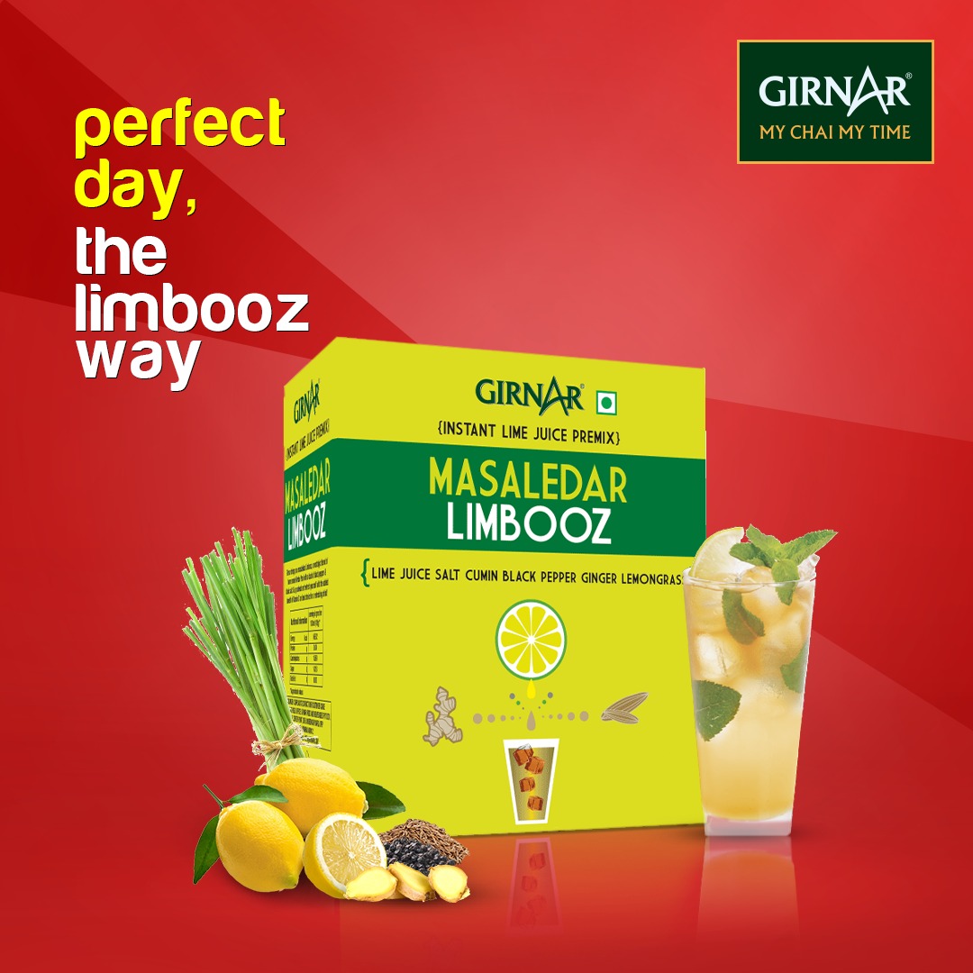 Add a zesty twist to your day with Girnar Masaledar Limbooz! 🍋🌿 With a perfect blend of tangy lemon and aromatic spices. 

Click on the link now!
rb.gy/dwefg

#GirnarMasaledaarLimbooz #SpiceUpYourLife #RefreshingDrink #ZestyTwist #BeatTheHeat #Girnar #MyChaiMyTime