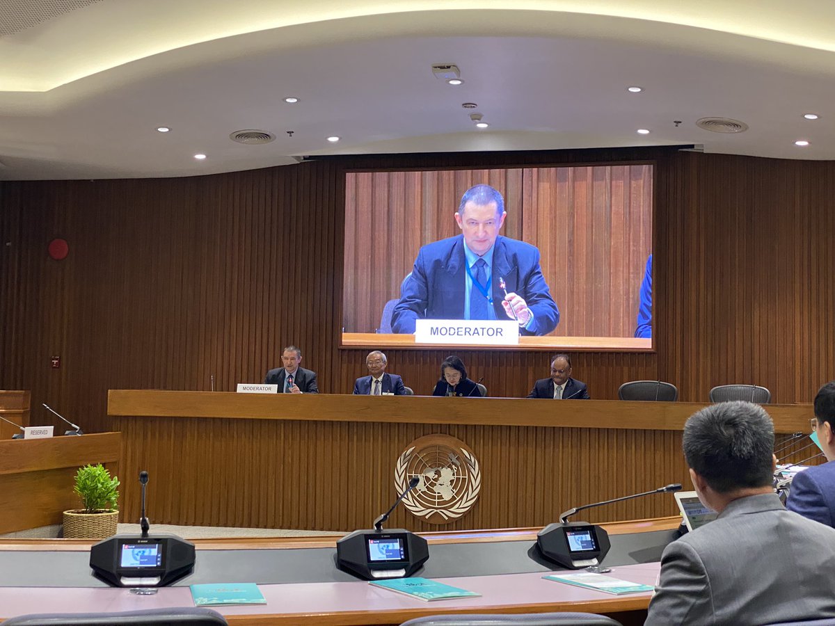 bullet350's tweet photo. #HappeningNow

#CS79 side event “Enabling #FoodSystems Transformation through #ClimateSmart Agri-Innovation” organized jointly by @UNESCAP’s #CSAM &amp; Shanghai Cooperation Organization (SCO)

#ClimateAction #foodsecurity #sustainabledevelopment #GlobalGoals #SustainableAgriculture https://t.co/FmN8v9BOy5