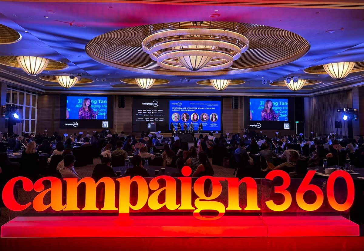 CampaignAsia's tweet photo. The second half of ๐๐ฎ๐บ๐ฝ๐ฎ๐ถ๐ด๐ป๐ฏ๐ฒ๐ฌ continues with a panel discussion on bluewashing led by @Black_Veatch, @KCCorp, @Nespresso, and @TheBodyShop. Agenda of the day: https://t.co/GcFxRSJx3h. #Campaign360 #CAevents #CampaignAsia #2023events #marketingevents https://t.co/gHxN7JMoQx