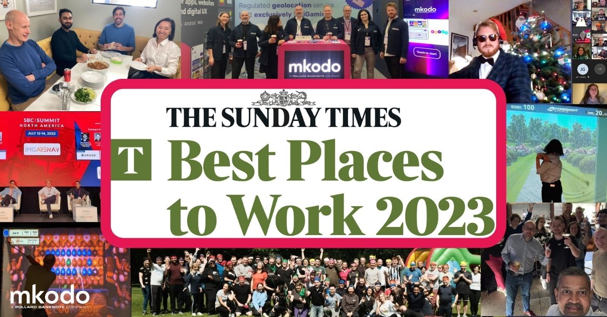 We're proud to announce that mkodo has been listed in <a href="/thetimes/">The Times and Sunday Times</a> Best Places to Work 2023 🎉

This is a fantastic accolade and we're thrilled to be recognised, alongside some of the most well-known brands in the UK, as one of the top places to work.

<a href="/WorkLforBusines/">WorkL For Business</a>