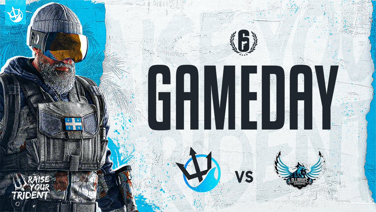 #GameDay 
we bring you Day 2 of the <a href="/AllardiceAU/">Allardice Gaming</a> Qualifiers where we take on none other than the hosts. Will the be able to survive the shine 🌟 of the trident and Fly away tonight at 8:30PM AEST

Lineup
<a href="/Peu_R6/">Peu</a> 
<a href="/Tazz_R6/">Tazzar</a>
<a href="/LrdShuri/">Shuri || Tyler ( Waffles 🧇 )</a>
<a href="/Zebi_Washed/">Zebi</a>
<a href="/SweatBw/">Sweat</a>

#RaiseYourTrident🔱