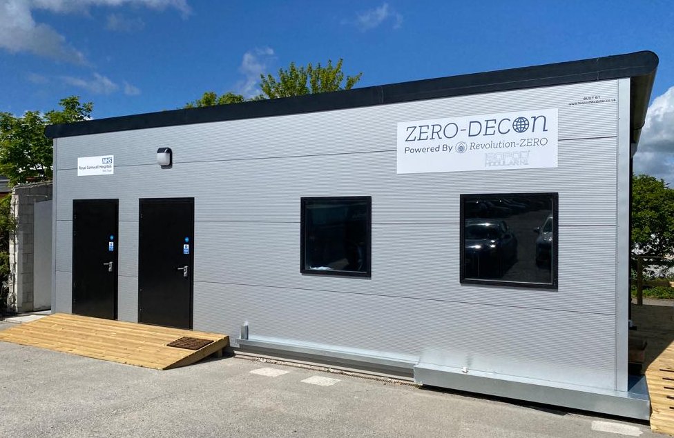 Well here we are - excited about the launch day for our first ZERO-DECON pod in Truro, Cornwall joined by <a href="/SustainableRCHT/">Sustainable RCHT</a> <a href="/GreenerNHS/">Greener NHS</a> <a href="/sbrihealthcare/">SBRI Healthcare</a> <a href="/WHO/">World Health Organization (WHO)</a> CHAINGE EU Isopod <a href="/AnzeLimited/">ANZE Limited</a> <a href="/ElectroluxProUK/">Electrolux Professional UK & Ireland</a> <a href="/TrentUni/">Nottingham Trent University</a> <a href="/ExeterCircular/">Exeter Centre for Circular Economy</a>

#GreenNHS #TogetherWeCan #ChooseToReuse 🙏🌍⚕️