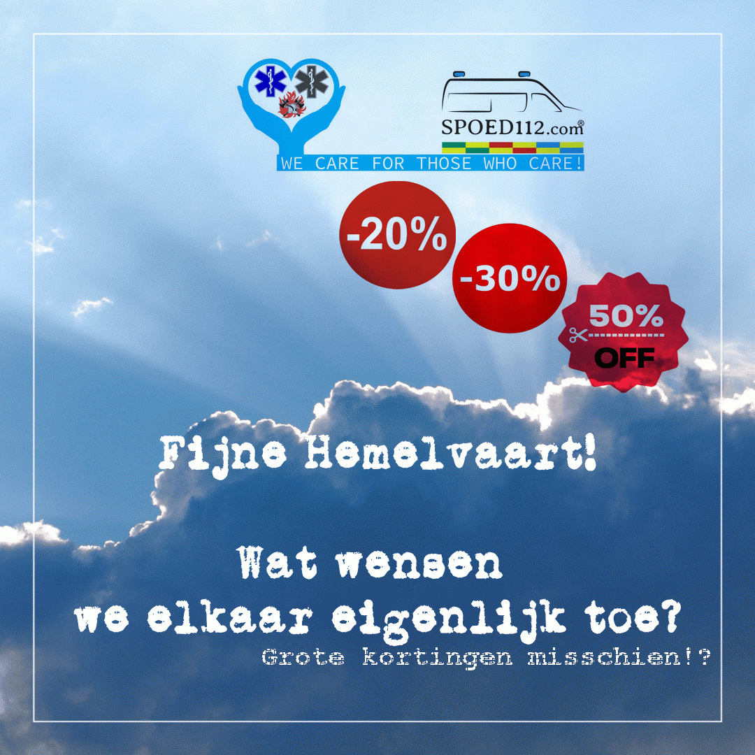 Sommigen stegen op... de prijzen van onze producten gaan voor deze gelegenheid naar beneden met 30, 40 en zelfs 50%! actie geldig van 16/05/2023 tot 20/05/2023!

spoed112.com/product-catego…