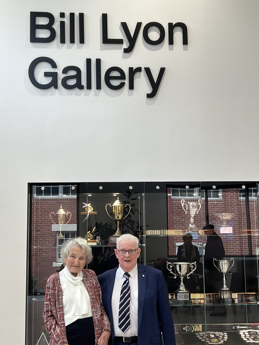 gfoleyivanhoe's tweet photo. It was another milestone moment for the @ivanhoegrammar Sports and Aquatic Centre with the names of Nigel Kendall, Bill Lyon and John Knorr on permanent display and admired  by John, Nigel and Brenda Lyon #specialpeople #courageousandkind https://t.co/MnZfddncbf