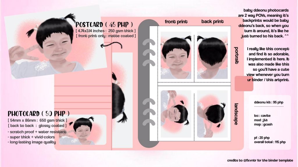 ᰔ #mochicartz : bentables wts lfb ph

₊˚ʚ ᗢ baby ddeonu bday fankit #bymoch ₊˚✧ ﾟ.

⠀ 𓄲 stbo | ₱95 set + ₱20 pf + sf
⠀ 𓄲 nrdp | payo 50% to secure !!

⠀ ︎︎⋮☰ reply mine + portrait or landscape pc

📬 rcbyt. —[ comfimochi.carrd.co ]

t. enhypen kim sunoo