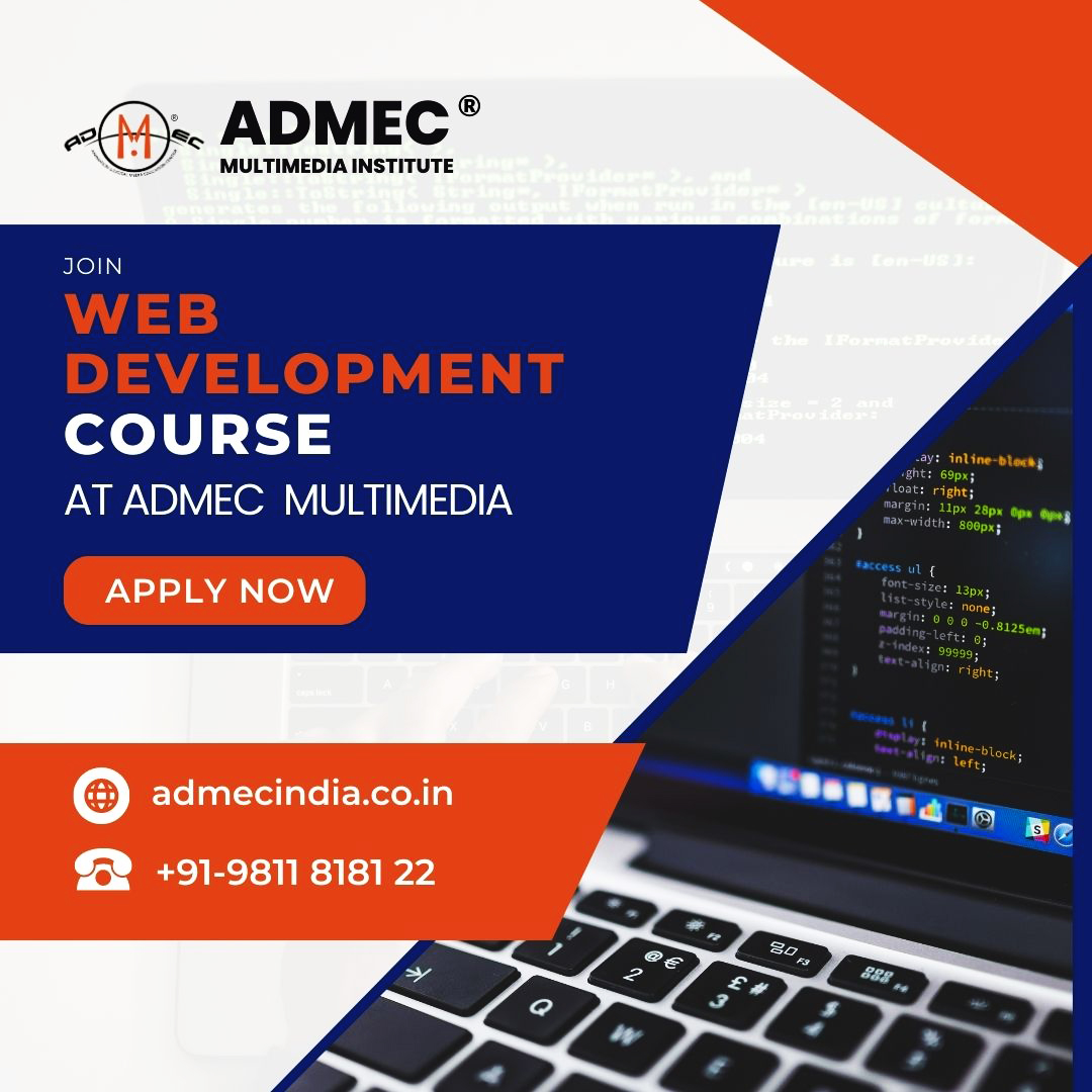 admecinstitute's tweet image. Join web development course in Delhi and get trained from experts at the best web development institute in Rohini.
Check course- bit.ly/42CMsyD
#webdevelopmentinstitute #webdevelopmentcourses #webdevelopment #webdeveloper #webdevelopmenttraining #Python #PHP #websites