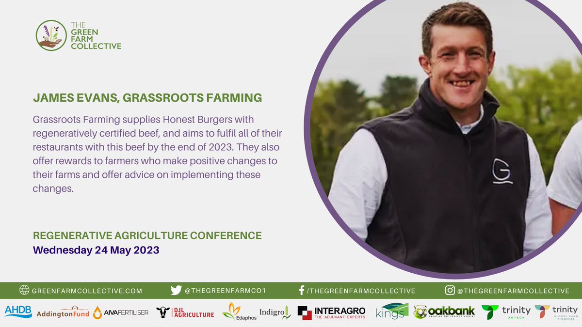 The Green Farm Collective (@thegreenfarmco1) on Twitter photo With a week to go until #GFC23 our friends at Grass Roots Farming <a href="/stabiliserjames/">James Evans</a> will be talking #regenerativeagriculture #Beef systems With a week to go until #GFC23 our friends at Grass Roots Farming <a href="/stabiliserjames/">James Evans</a> will be talking #regenerativeagriculture #Beef systems